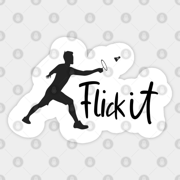 Flick it Sticker by Amelia Emmie